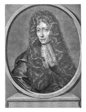 Robert Boyle 'un portresi, Pieter Schenk (I), J. Kerseboom' dan sonra, John Smith 'den sonra (matbaacı / yayıncı), 1670 - 1713 İrlandalı filozof, fizikçi ve simyacı.