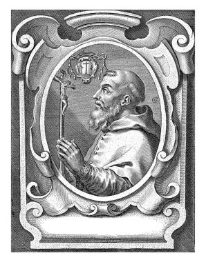 Augustine ve Viterbo Kardinali Aegidius 'un portresi, Cornelis Galle (I), Jacques Franckaert (II.