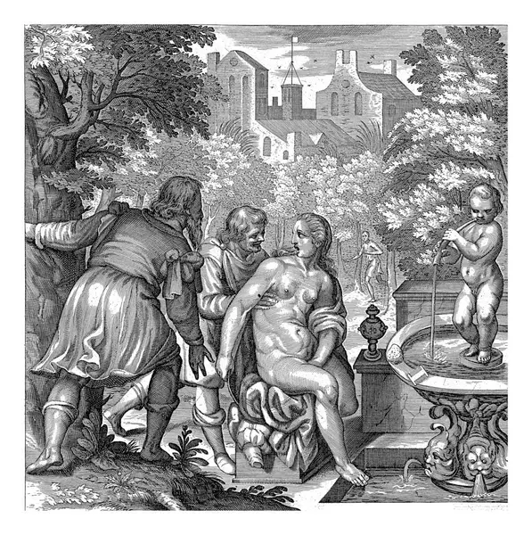 Susanna Elders Nicolaes Van Geelkercken Pieter Feddes Van Harlingen 1596 — Stock Photo, Image