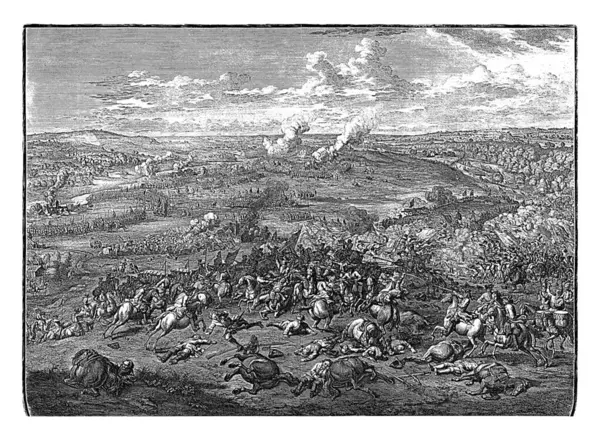 Batalha Hochstadt 1704 Jan Van Huchtenburg 1729 Batalha Hochstadt Batalha — Fotografia de Stock