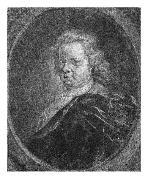 Self Portrait Painter Abraham Van Der Eyk Jan Groot Abraham — Stock Photo, Image