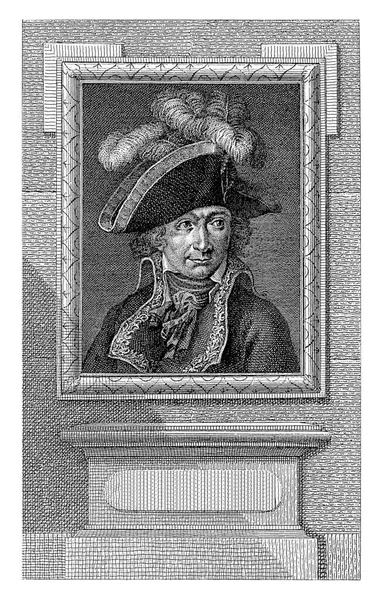 Porträt Des Französischen Generals Charles Pichegru Reinier Vinkeles Nach Monogrammist — Stockfoto