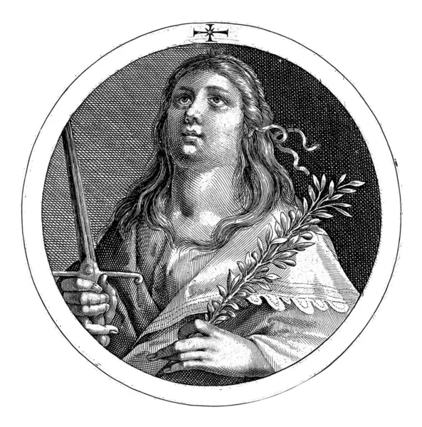 Phrygian Sibyl Crispijn Van Passe 1601 Bust Phrygian Sibyl She — Stock Photo, Image