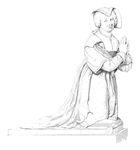 イザベル ビーモント ジャコポ ベルナルディによる彫刻 ガイスターの後 アーネスト アントワーヌ アウグスト ヘブベルト 1818 — ストック写真