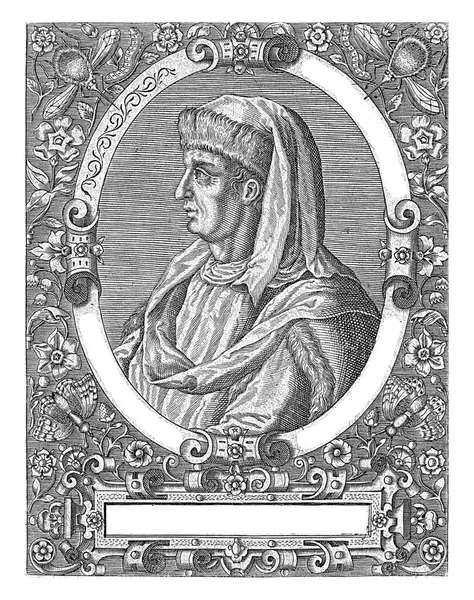 Portrait Bartolus Saxoferrato Theodor Bry Jean Jacques Boissard 1669 Portrait — Stock Photo, Image