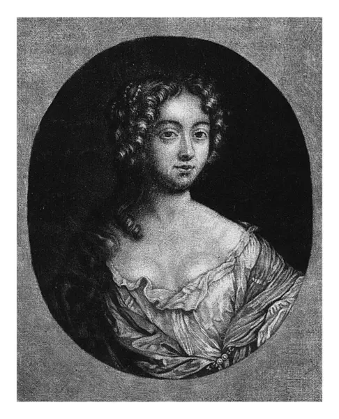 Портрет Луизы Франкуазы Бом Вальер Жакоб Голе 1670 1724 Годы — стоковое фото
