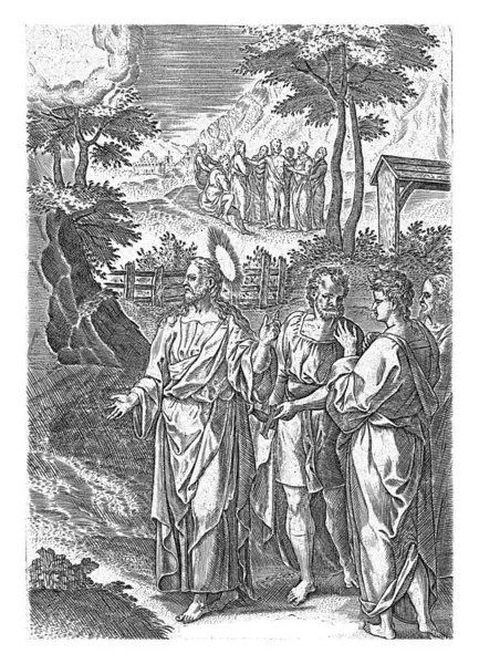 Christ Mount Olives Abraham Bruyn Crispijn Van Den Broeck 1583 — Stock Photo, Image