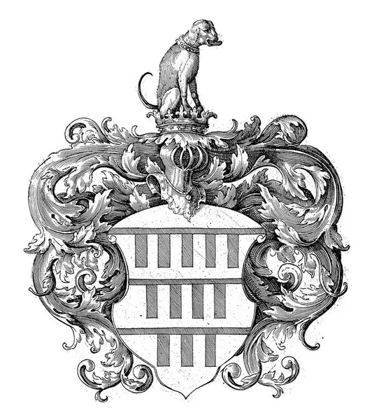 Wappen Von Johann Lyskirchen Crispijn Van Passe 1601 Wappen Von — Stockfoto