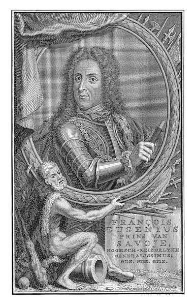 Portrait Eugenius Van Savoye Jan Caspar Philips Rudelbach 1737 Portrait — Stock Photo, Image