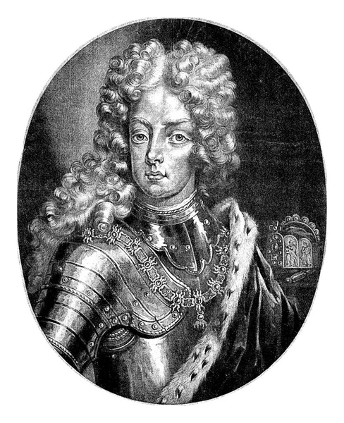Portrait Joseph Emperor Holy Roman Empire King Hungary His Neck — Stock Photo, Image