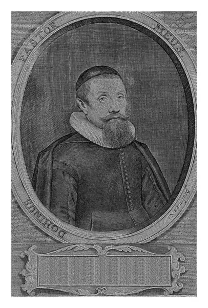 Portrait Hermannus Tegularius Crispijn Van Den Queborn Cornelis Dame 1641 — Stock Photo, Image