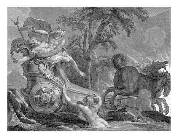 Robbery Proserpina Philip Van Gunst 1685 1732 Pluto Drags Proserpina — Stock Photo, Image