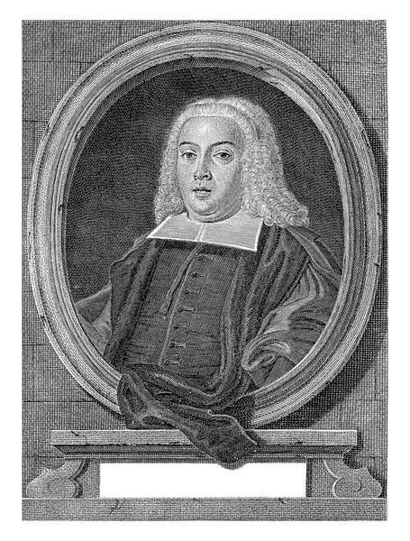Portrait Giuseppe Aurelio Gennaro Antonio Baldi 1702 1773 Portrait Lawyer — Stock Photo, Image