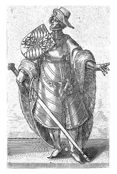 Porträtt Willem Holland Greve Holland Och Zeeland Adriaen Matham 1620 — Stockfoto