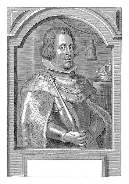 Portrait Philip King Spain Pieter Jode 1628 1670 Portrait Philip — Stock Photo, Image