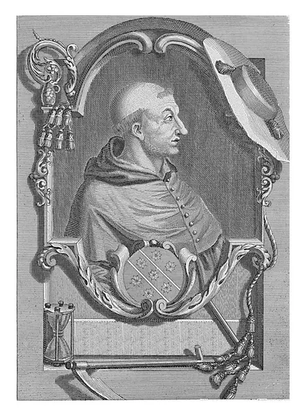 Francesco Zabarellan Muotokuva Bernard Picart Anonyymin 1713 1763 Italialaisen Kardinaali — kuvapankkivalokuva
