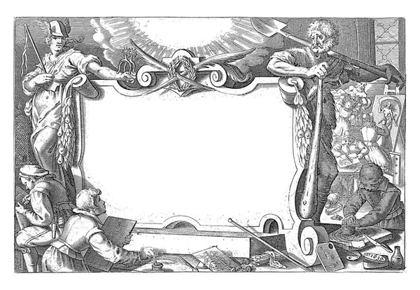 Title Print Johann Gelle Tyrocinia Artis Pictoriae Caelatoriae 1639 Johann — Stock Photo, Image