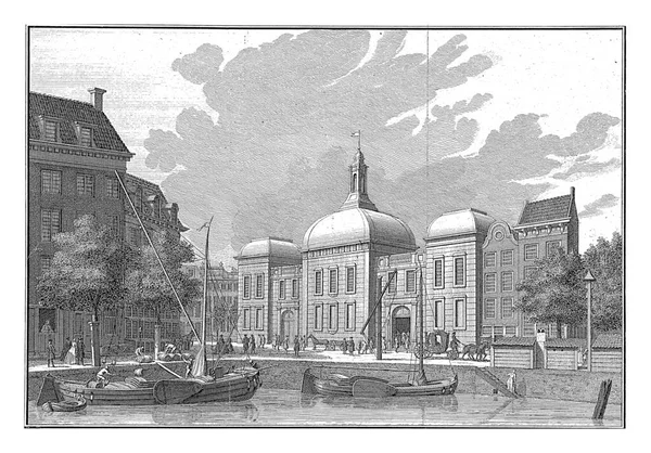 Gezicht Beurs Rotterdam Jan Caspar Philips Naar Cornelis Pronk 1743 — Stockfoto