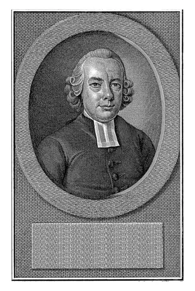 Portrét Johana Christiaana Bauma Reinier Vinkeles 1793 Portrét Amsterodamského Kazatele — Stock fotografie