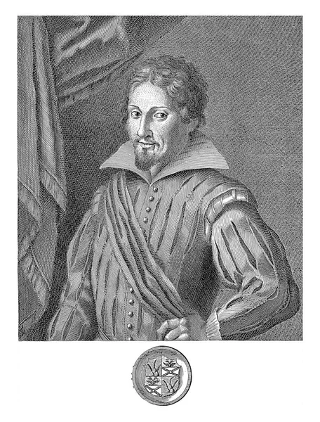 Portrait Concino Concini Francesco Allegrini Giuliano Traballesi 1762 Portrait Concino — Stock Photo, Image