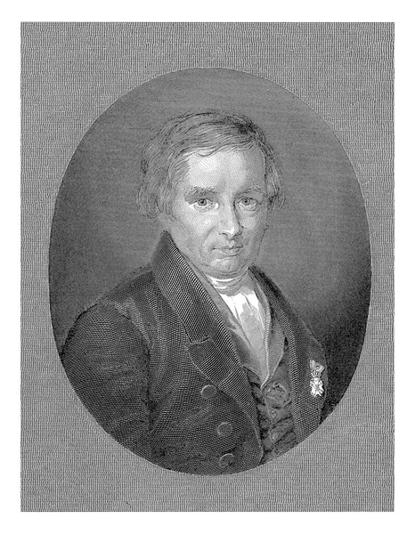 Portrait Willem Clercq Henricus Wilhelmus Couwenberg 1829 1845 — Stock Photo, Image