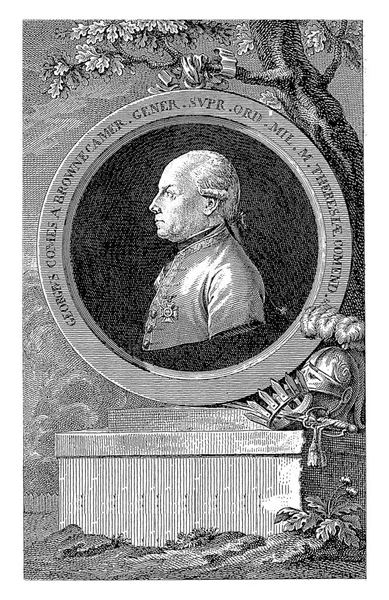 Portret Van Georg Von Browne Johann Georg Mannsfeld 1774 1817 Royaltyfria Stockbilder