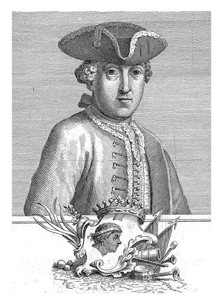 Porträtt Pascal Paoli Vincenzio Barducci 1745 1800 Porträtt Den Korsikanska Stockbild