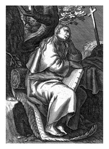 リビアの聖サラは ボエティウス アダムシュ アブラハム ブラマート 1590年 1662年 ボルシェヴィル ボルシェヴァー ストックフォト