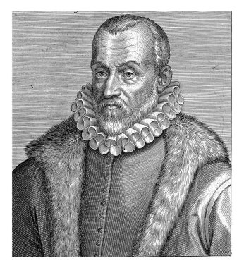 Ogier Ghislain de Busbecq 'in portresi, Philips Galle (atölyeye atfedilen), 1604 Ogier Ghislain de Busbecq' in portresi, diplomat ve alim..