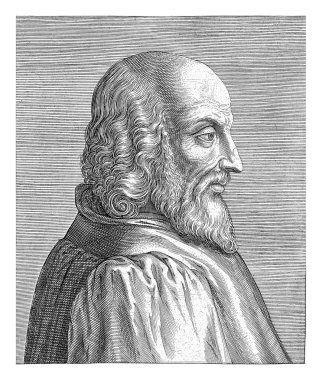 Francesco Corti 'nin Portresi, Philips Galle, 1587 - 1606 Francesco Corti' nin Portresi. İtalyan avukat ve diplomat. Profil olarak sağa.