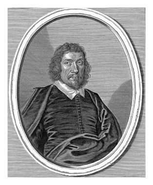 Johannes Jacobus Wissenbach 'ın Portresi, Crispijn van de Passe (II), 1654 Johannes Jacobus Wissenbach' ın Portresi, Franeker 'de profesör..