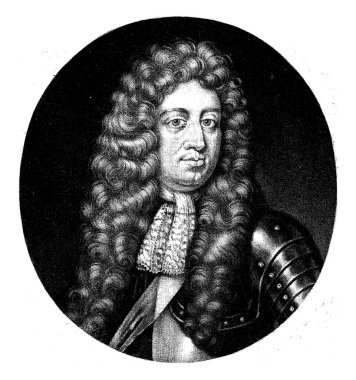 V. Charles Leopold 'un portresi, Lorraine Dükü, Pieter Schenk (I), 1670 - 1713, eski oyma..