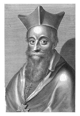 Adriaen du Perron 'un Portresi, Adriaen Lommelin, 1630 - 1677 Kardinal Adriaen du Perron' un Portresi, Sens Başpiskoposu).