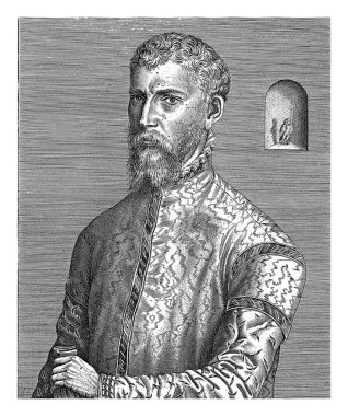 Ressam Henri de Bles 'in portresi Wierix (1572), ressam Henri de Bles' in portresi ile tanıştı. Arkasındaki duvarda içinde baykuş olan küçük bir oyuk var..