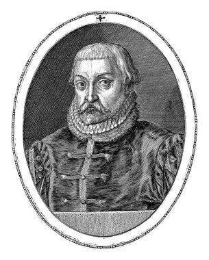 Brandenburg 'lu John George' un portresi, Crispijn van de Passe (I), 1574 - 1637 Brandenburg 'lu John George' un portresi, takma adı Oeconomicus, Brandenburg Seçmeni.