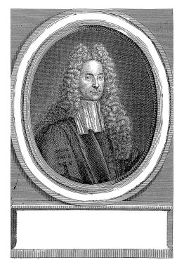 Simon Tyssot de Patot 'un portresi, I. Claude Duflos, 1695 - 1727, eski oyma..