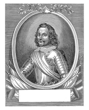 Portret van senatörü Giovanni Bernardo Veneroso, Giacomo Piccini, 1659, eski oyma..