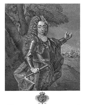 VI. Charles 'ın portresi, Kutsal Roma İmparatoru Andreas Reinhard (I), Frans van Stampart' tan sonra, 1686 - 1742