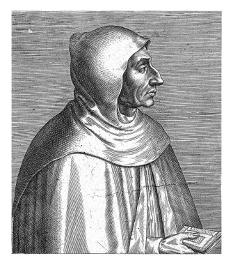 Girolamo Savonarola 'nın Portresi, Philips Galle, 1567 Girolamo Savonarola Portresi, İtalyan Dominik rahibi. Sağa kır..