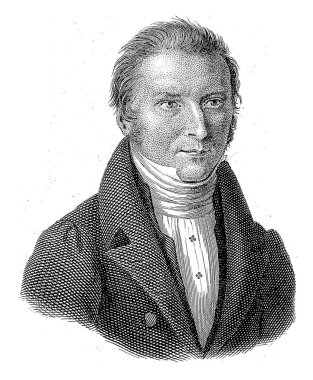 Alexander Francois Siffle 'ın Portresi, Philippus Velijn, 1836