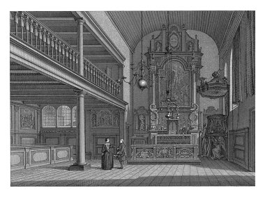 Amsterdam 'daki Keizerstraat' ta bulunan De Paauw Katolik gizli kilisesi Caspar Jacobsz. Philips, Hendrik Keun 'dan sonra, 1770