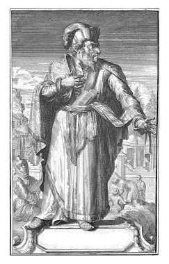 Makedonların Portresi, Romeyn de Hooghe, 1701 Makedon Portresi Tarihçi der Kerken 'deki bir dizi portreden.