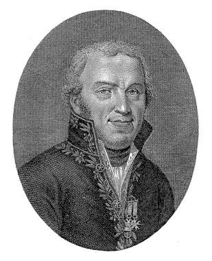 Fizikçi Giovanni Battista Venturi 'nin portresi, Francesco Rosaspina, Deli' den sonra. Pfenninger, 1772 - 1841, eski oyma..