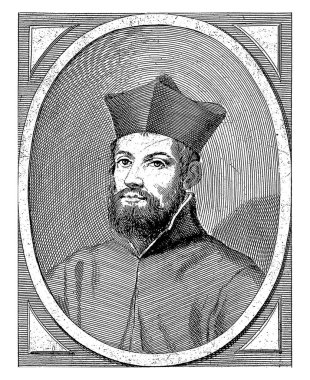 Portre van Antonino Musca, anonim, 1627 - 1669 'dan sonra, eski oyma..