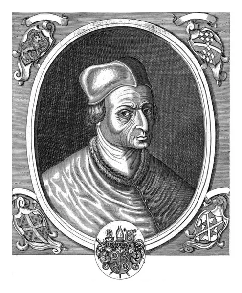 Portret Adolfa Nassau Anonimowy 1600 1699 Portret Adolfa Owalu Wokół — Zdjęcie stockowe