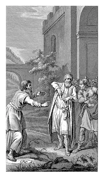 Ahab Repents Elijah Curse Reinier Vinkeles Jacobus Buys 1751 1816 — Stock Photo, Image