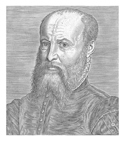 Portrait Johannes Goropius Becanus Philips Galle 1608 Portrait Johannes Goropius — Stock Photo, Image