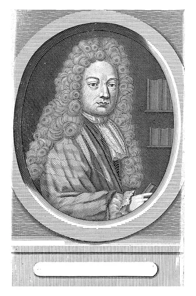 Portrait Joseph Warder Hendrick Hulsbergh 1688 1729 Joseph Warder Book — Stock Photo, Image