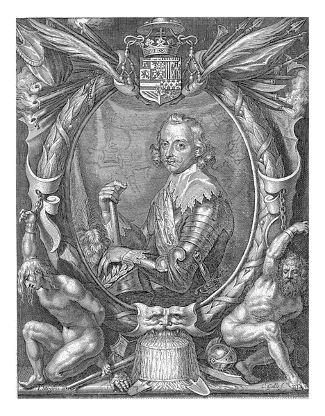 Portrait Ferdinand Austria Cornelis Galle Attributed Joannes Meyssens 1634 1670 — Stock Photo, Image
