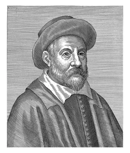 Portret Van Schilder Giovanni Battista Maganza Monogrammist Italië 1600 1699 — Stockfoto
